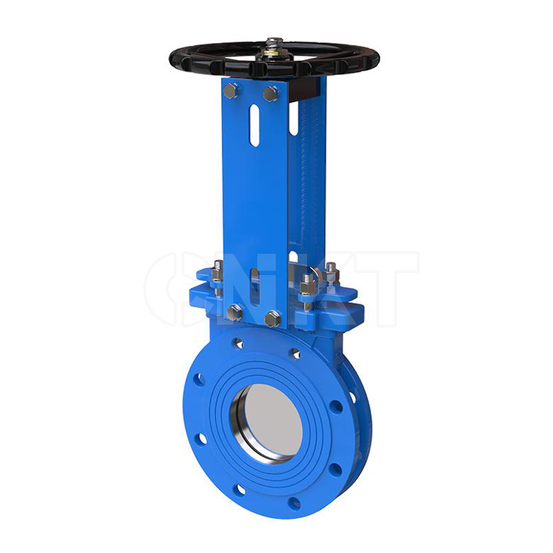 單向密封手動明桿法蘭型刀閘閥KBZ43X/H-10C/P